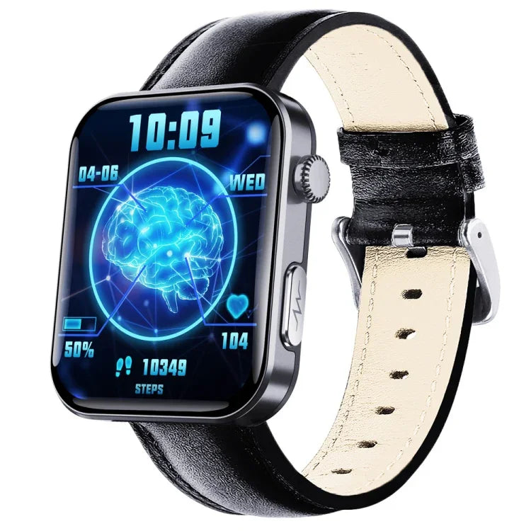นาฬิกาอัจฉริยะ F300 จอ 2.1 นิ้ว รองรับการโทรบลูทูธ/ ECG/ วิเคราะห์องค์ประกอบเลือด/ โหมดกีฬามากกว่า 50 แบบ ซิลิโคนสีดำ, ซิลิโคนดำชมพู, ซิลิโคนดำเทา, Milan สีดำ, เหล็ก 3 เม็ดสีดำ, หนังสีดำ, หนังสีน้ำตาลดำ