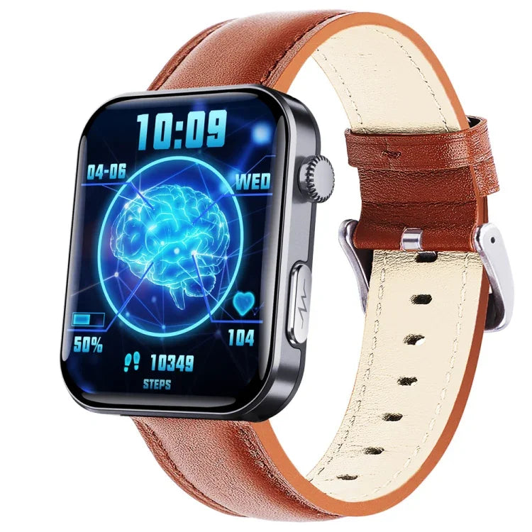 นาฬิกาอัจฉริยะ F300 จอ 2.1 นิ้ว รองรับการโทรบลูทูธ/ ECG/ วิเคราะห์องค์ประกอบเลือด/ โหมดกีฬามากกว่า 50 แบบ ซิลิโคนสีดำ, ซิลิโคนดำชมพู, ซิลิโคนดำเทา, Milan สีดำ, เหล็ก 3 เม็ดสีดำ, หนังสีดำ, หนังสีน้ำตาลดำ