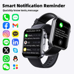 นาฬิกาอัจฉริยะ F300 จอ 2.1 นิ้ว รองรับการโทรบลูทูธ/ ECG/ วิเคราะห์องค์ประกอบเลือด/ โหมดกีฬามากกว่า 50 แบบ ซิลิโคนสีดำ, ซิลิโคนดำชมพู, ซิลิโคนดำเทา, Milan สีดำ, เหล็ก 3 เม็ดสีดำ, หนังสีดำ, หนังสีน้ำตาลดำ