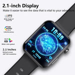 นาฬิกาอัจฉริยะ F300 จอ 2.1 นิ้ว รองรับการโทรบลูทูธ/ ECG/ วิเคราะห์องค์ประกอบเลือด/ โหมดกีฬามากกว่า 50 แบบ ซิลิโคนสีดำ, ซิลิโคนดำชมพู, ซิลิโคนดำเทา, Milan สีดำ, เหล็ก 3 เม็ดสีดำ, หนังสีดำ, หนังสีน้ำตาลดำ