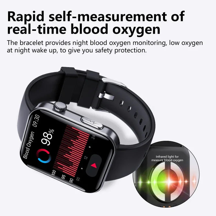 นาฬิกาอัจฉริยะ F300 จอ 2.1 นิ้ว รองรับการโทรบลูทูธ/ ECG/ วิเคราะห์องค์ประกอบเลือด/ โหมดกีฬามากกว่า 50 แบบ ซิลิโคนสีดำ, ซิลิโคนดำชมพู, ซิลิโคนดำเทา, Milan สีดำ, เหล็ก 3 เม็ดสีดำ, หนังสีดำ, หนังสีน้ำตาลดำ