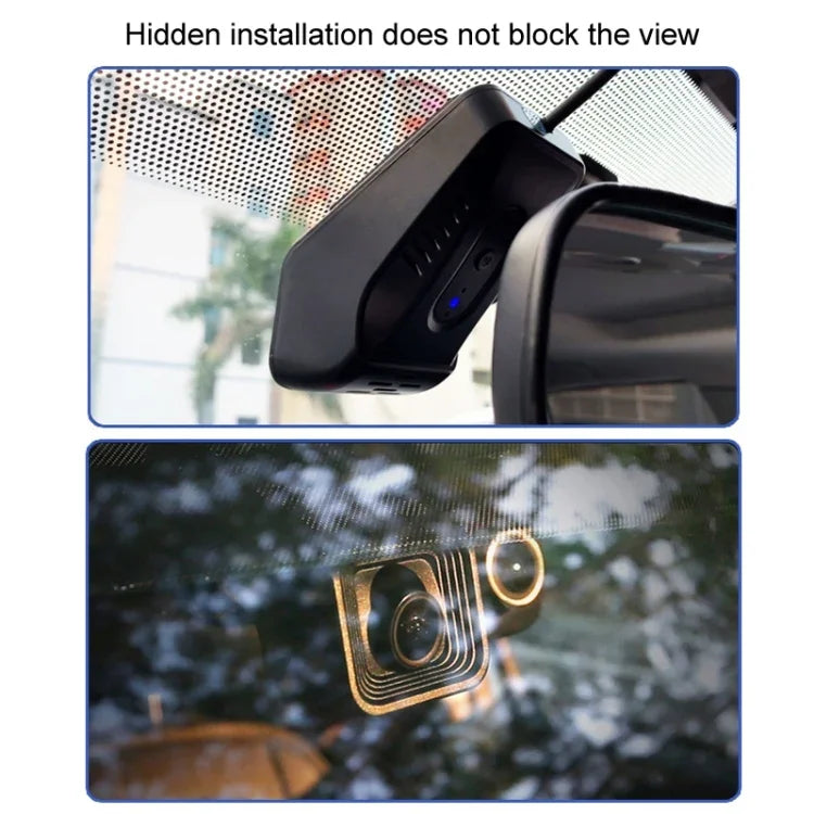 เครื่องบันทึกวิดีโอขับรถ Android ADAS HD 1080P USB มองเห็นกลางคืน, เลนส์เดี่ยว, เลนส์คู่, เวอร์ชันเลนส์เดี่ยว WiFi