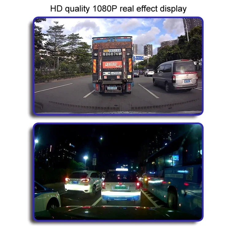 เครื่องบันทึกวิดีโอขับรถ Android ADAS HD 1080P USB มองเห็นกลางคืน, เลนส์เดี่ยว, เลนส์คู่, เวอร์ชันเลนส์เดี่ยว WiFi