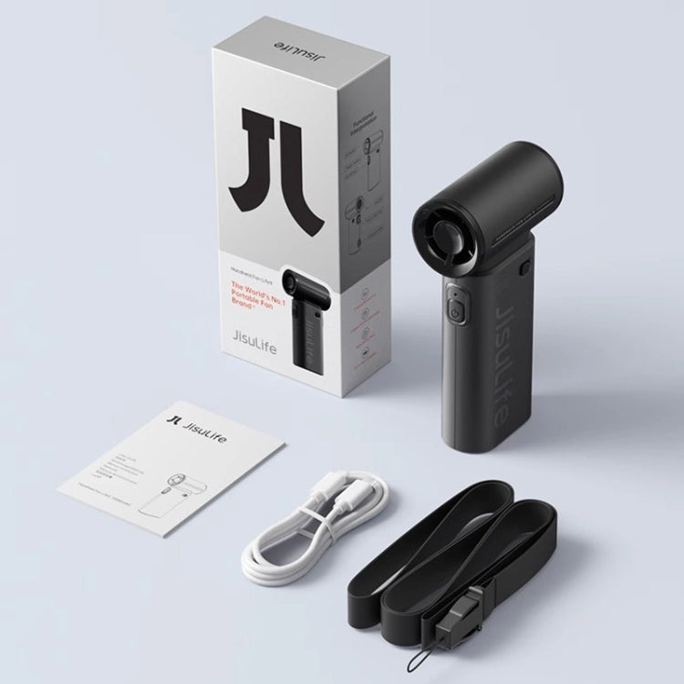 พัดลมมือถือขนาดเล็กความเร็วสูง JisuLife Life9 แบบพกพาชาร์จไฟ USB ตั้งโต๊ะ ระบายความร้อนไฟฟ้า, 3600mAh, 5000mAh