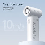 พัดลมมือถือขนาดเล็กความเร็วสูง JisuLife Life9 แบบพกพาชาร์จไฟ USB ตั้งโต๊ะ ระบายความร้อนไฟฟ้า, 3600mAh, 5000mAh