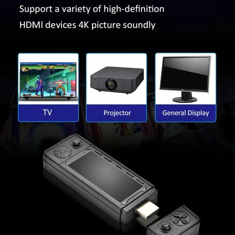 เครื่องเล่นวิดีโอเกม X9 Ultra พร้อมจอยไร้สายคู่ 2.4G, 64GB เกมกว่า 37000 เกม, 128GB เกมกว่า 42000 เกม, 256GB เกมกว่า 60000 เกม