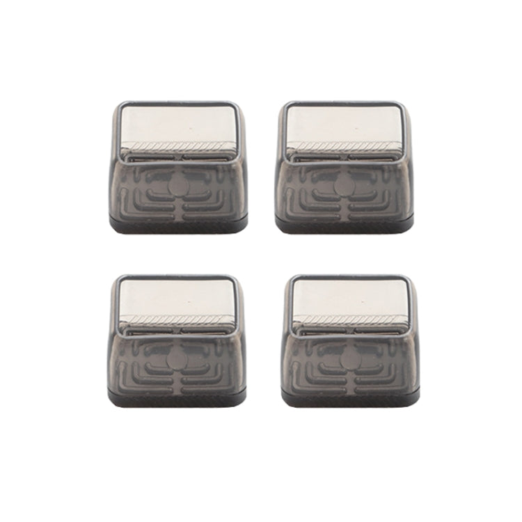 4pcs / Set Thickened Wear-Resistant Table And Chair Leg Covers Household Quiet Non-Slip Stool Foot Protector, Mini Small Round Transparent, Mini Small Round Light Gray, Mini Small Round Light Brown, Mini Small Square Transparent                        ...