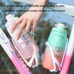 WEST BIKING ขวดน้ำจักรยาน 750ML แบบพกพาสำหรับปั่นจักรยานกลางแจ้ง สีขาวชมพูไล่เฉด, สีดำเทาไล่เฉด, สีน้ำเงินไล่เฉด, สีเขียวเข้มไล่เฉด, สีเขียวชมพูไล่เฉด, สีเหลืองเขียวไล่เฉด, สีดำเขียวไล่เฉด, สีดำแดงไล่เฉด