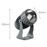 ไฟสปอร์ตไลท์ LED 10W ลำแสงเดียว กลางแจ้ง กันน้ำ ไฟเสาไฟผนัง ไฟสวนรีโมท เลือก 1 ใน 3 สี เลือก 1 ใน 5 สี