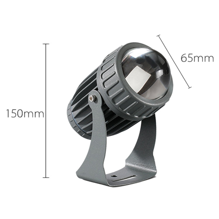 ไฟสปอร์ตไลท์ LED 10W ลำแสงเดียว กลางแจ้ง กันน้ำ ไฟเสาไฟผนัง ไฟสวนรีโมท เลือก 1 ใน 3 สี เลือก 1 ใน 5 สี
