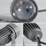 ไฟสปอร์ตไลท์ LED 10W ลำแสงเดียว กลางแจ้ง กันน้ำ ไฟเสาไฟผนัง ไฟสวนรีโมท เลือก 1 ใน 3 สี เลือก 1 ใน 5 สี