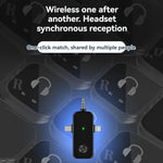 ระบบมอนิเตอร์ไร้สาย 5.8G แบบใส่ในหู รองรับการมอนิเตอร์หูฟังคู่, หนึ่งต่อสอง, หนึ่งต่อสี่