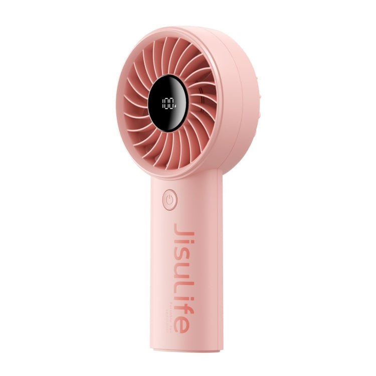 JisuLife Life4 พัดลมมือถือขนาดเล็กแบบพกพาชาร์จได้, 3600mAh สีเทา, 3600mAh สีดำ, 3600mAh สีชมพู, 5000mAh สีเทา, 5000mAh สีดำ, 5000mAh สีชมพู