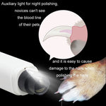 เครื่องเจียรเล็บสัตว์เลี้ยงอัตโนมัติเต็มรูปแบบพร้อมไฟ LED