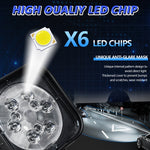 12W 9-30V Car Mixed Light Work Light With Wire Set, Square, Round