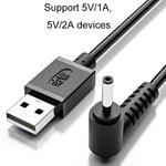 สายชาร์จ USB เป็น DC JINGHUA U550C สำหรับเครื่องใช้ไฟฟ้าขนาดเล็ก ขนาด 3.5 มม., 5.5 มม.