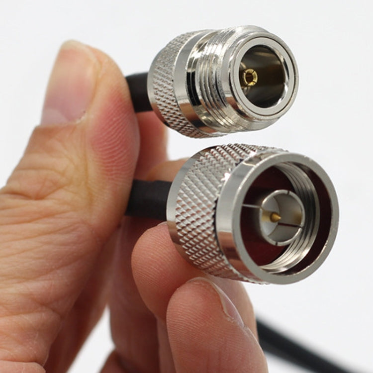 สายอะแดปเตอร์ N ตัวผู้เป็น N ตัวเมีย RG58 สำหรับขยายสัญญาณวิทยุ WiFi ยาว 0.5 ม., 1 ม., 3 ม., 5 ม., 10 ม.