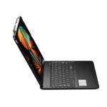 คีย์บอร์ดบลูทูธพร้อมทัชสำหรับแท็บเล็ต iPad Pro 12.9 นิ้ว 2022/2021/2020/2018 พร้อมไฟแบ็คไลท์และหมุนได้ 360 องศา