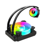 พัดลมระบายความร้อน CPU COOLMOON RGB120 5V ARGB แบบแถวเดียว รวมหลายแพลตฟอร์ม, RGB120