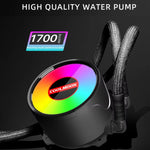 พัดลมระบายความร้อน CPU COOLMOON RGB120 5V ARGB แบบแถวเดียว รวมหลายแพลตฟอร์ม, RGB120