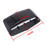 Universal Carbon Car Hood Scoop Air Flow Intake Decorative Turbo Bonnet Vent Cover With Tape