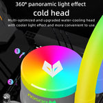 COOLMOON AS360 รุ่น Magic Diamond Edition พัดลมระบายความร้อนคอมพิวเตอร์ ARGB ระบบน้ำพร้อมไฟ LED รวมหม้อน้ำ CPU, AS360