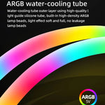 COOLMOON AS360 รุ่น Magic Diamond Edition พัดลมระบายความร้อนคอมพิวเตอร์ ARGB ระบบน้ำพร้อมไฟ LED รวมหม้อน้ำ CPU, AS360