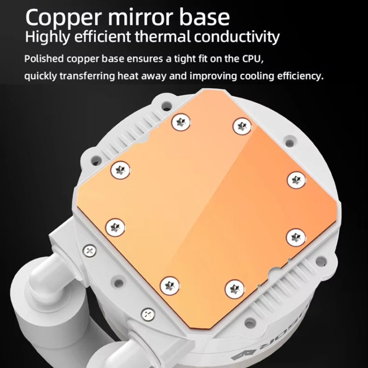 COOLMOON AS360 รุ่น Magic Diamond Edition พัดลมระบายความร้อนคอมพิวเตอร์ ARGB ระบบน้ำพร้อมไฟ LED รวมหม้อน้ำ CPU, AS360
