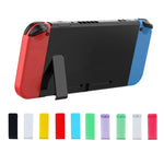 สำหรับ Nintendo Switch ชุดเปลี่ยนขาตั้งหลัง 2 ชิ้น, สีดำ, ขาวใส, ขาว, แดง, น้ำเงิน