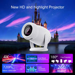 โปรเจคเตอร์อัจฉริยะระบบ Android 12.0 HY400 แบบพกพาสำหรับครอบครัว, ปลั๊ก US, ปลั๊ก EU, ปลั๊ก UK, ปลั๊ก AU
