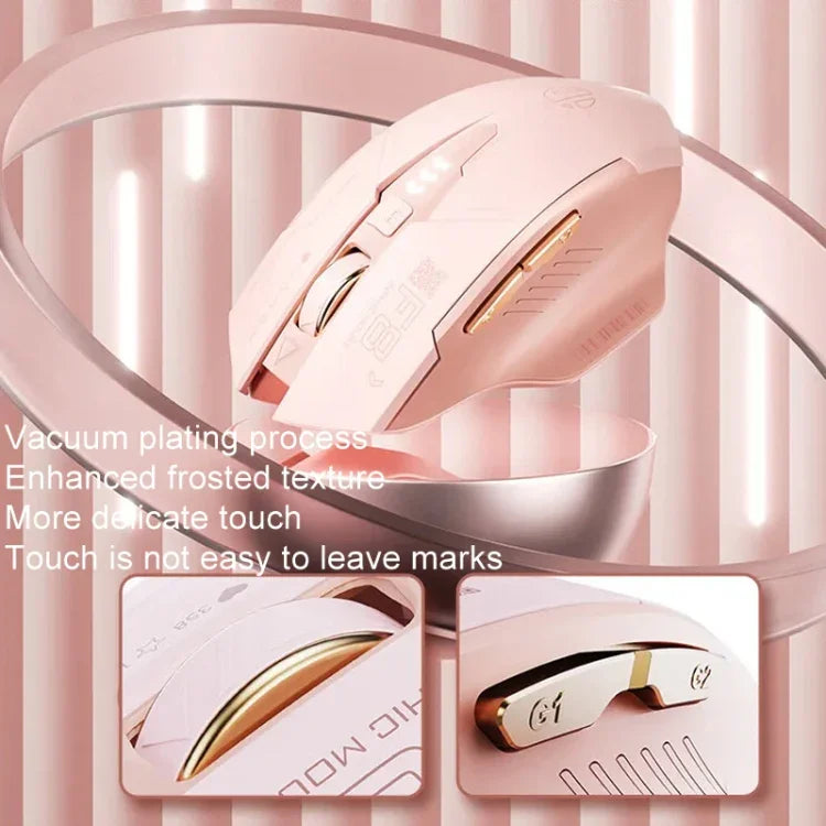 Inphic F8 2.4G Wireless Mute Charging Computer Gaming Mouse, F8
