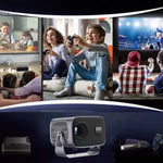 โปรเจคเตอร์พกพาอัจฉริยะ Android 4K รุ่น A10, ปลั๊ก US, ปลั๊ก UK, ปลั๊ก EU, ปลั๊ก AU