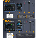 FNIRSI เครื่องวัดสัญญาณดิจิทัลแบบพกพา 2 ใน 1 พร้อมเครื่องกำเนิดสัญญาณ, รุ่นมาตรฐาน, รุ่นอัปเกรด