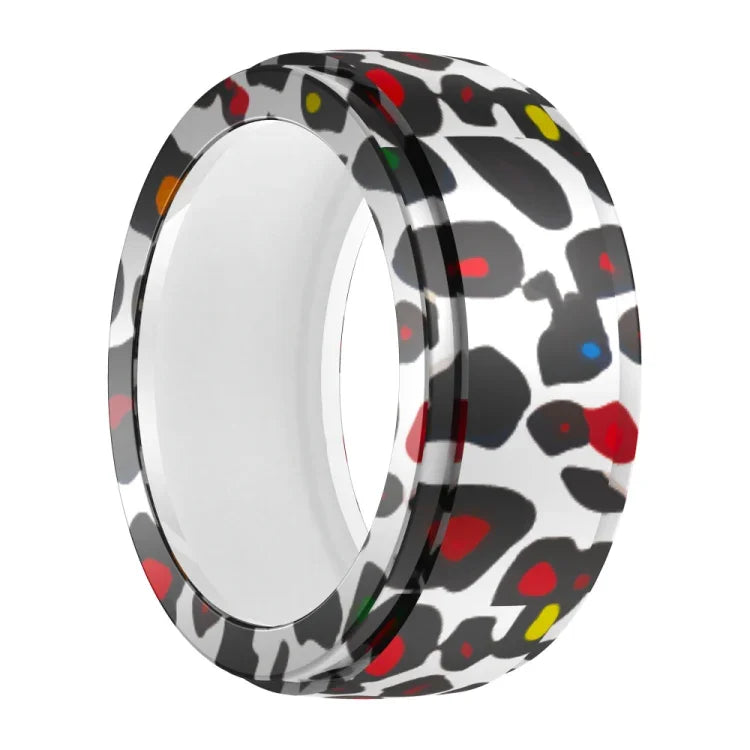 เคสซิลิโคนยืดหยุ่นพิมพ์ลายสำหรับ Samsung Galaxy Ring / Oura Ring กันรอยขีดข่วน ขนาด S, M