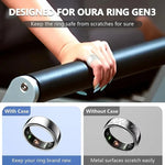 เคสซิลิโคนสีทึบสำหรับ Samsung Galaxy Ring / Oura Ring กันรอยขีดข่วน ขนาด S