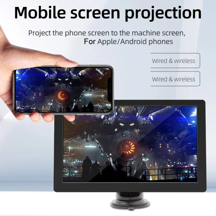 เครื่องเล่น MP5 หน้าจอ HD สำหรับรถยนต์ทั่วไป พร้อมจอภาพถอยหลัง ไม่มีตัวกล้อง