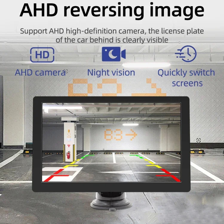 เครื่องเล่น MP5 หน้าจอ HD สำหรับรถยนต์ทั่วไป พร้อมจอภาพถอยหลัง ไม่มีตัวกล้อง