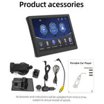 เครื่องเล่น MP5 หน้าจอ HD สำหรับรถยนต์ทั่วไป พร้อมจอภาพถอยหลัง ไม่มีตัวกล้อง