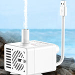 ปั๊มน้ำดื่มสัตว์เลี้ยง USB Innovator Group 5V ปั๊มน้ำ DC ไร้เสียงแบบไร้แปรงถ่าน พร้อมท่อ 1 เมตร และ 2 เมตร ระบบระบายน้ำอัตโนมัติ ปิดเครื่องเมื่อไม่มีน้ำ