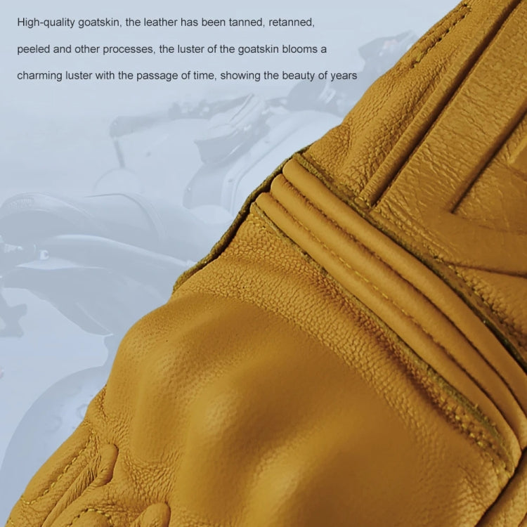 GHOST RACING Motorcycle Riding Anti-fall Warm Breathable Full-finger Gloves, M, L, XL, XXL