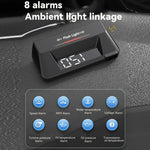 Head-up Display OBD Multi-function Vehicle Instrument Oil Temperature Gearbox Monitoring Screen
