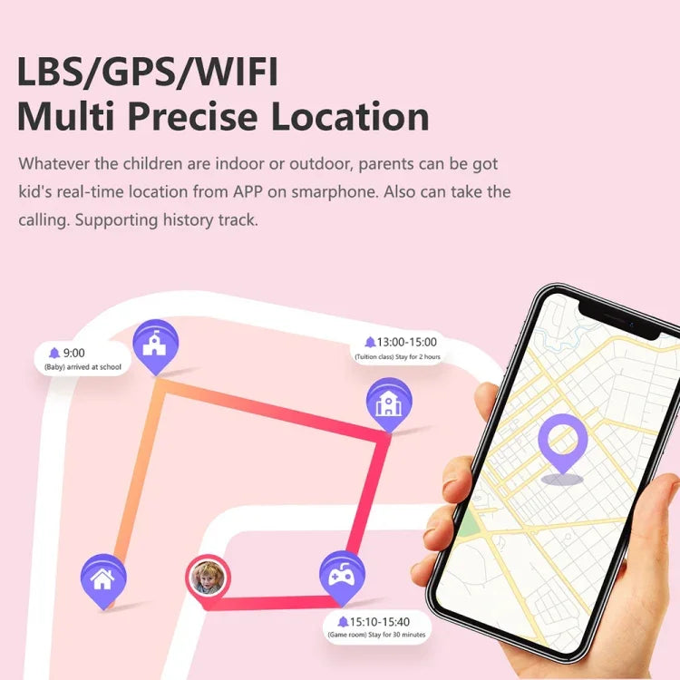 นาฬิกาอัจฉริยะสำหรับเด็ก LT21 ขนาด 1.4 นิ้ว 4G รองรับเครือข่ายทั่วโลก กันน้ำมาตรฐาน IP67 พร้อม WIFI