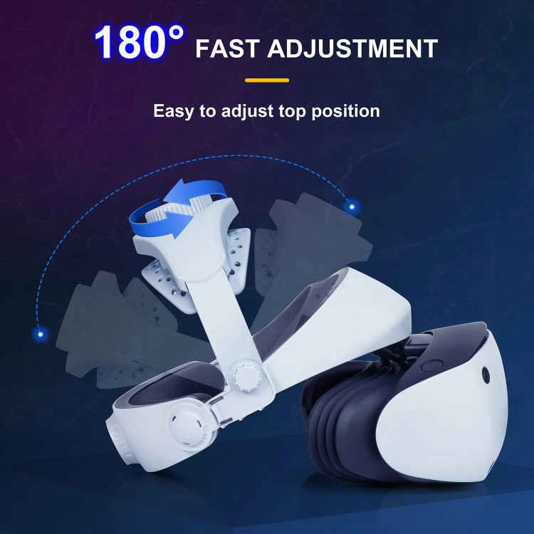 DEVASO สำหรับ PlayStation VR 2 สายคาดศีรษะ Elite แบบไม่ลื่น สบาย ลดน้ำหนัก สำหรับ PlayStation VR 2 ABS