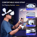 DEVASO สำหรับ PlayStation VR 2 สายคาดศีรษะ Elite แบบไม่ลื่น สบาย ลดน้ำหนัก สำหรับ PlayStation VR 2 ABS
