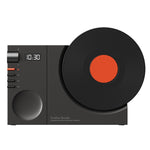 Retro Clock Bluetooth Speaker Rotating Film Wireless Subwoofer Hifi Sound Audio
