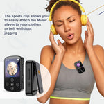 เครื่องเล่นเพลง MP3 บลูทูธ HIFI พร้อมคลิปกีฬา หน้าจอสัมผัส MP4 ไม่มีการ์ด TF, ความจุ 8GB, 16GB, 32GB, 64GB, 128GB