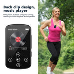 เครื่องเล่นเพลง MP3 บลูทูธ HIFI พร้อมคลิปกีฬา หน้าจอสัมผัส MP4 ไม่มีการ์ด TF, ความจุ 8GB, 16GB, 32GB, 64GB, 128GB