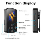 เครื่องเล่นเพลง MP3 บลูทูธ HIFI พร้อมคลิปกีฬา หน้าจอสัมผัส MP4 ไม่มีการ์ด TF, ความจุ 8GB, 16GB, 32GB, 64GB, 128GB