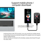 เครื่องเล่นเพลง MP3 บลูทูธ HIFI พร้อมคลิปกีฬา หน้าจอสัมผัส MP4 ไม่มีการ์ด TF, ความจุ 8GB, 16GB, 32GB, 64GB, 128GB