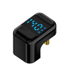 อะแดปเตอร์ Type-C แบบแสดงผลดิจิทัล รูปตัว U ข้อต่อ 180 องศา กำลังไฟ 140W รุ่น 4.0, ข้อต่อ 180 องศา